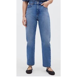 Madewell 90’s straight crop high rise jeans size 23